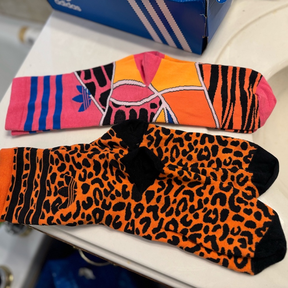 Adidas Originals x Rich Mnisi 2 pair Crew Socks Women's